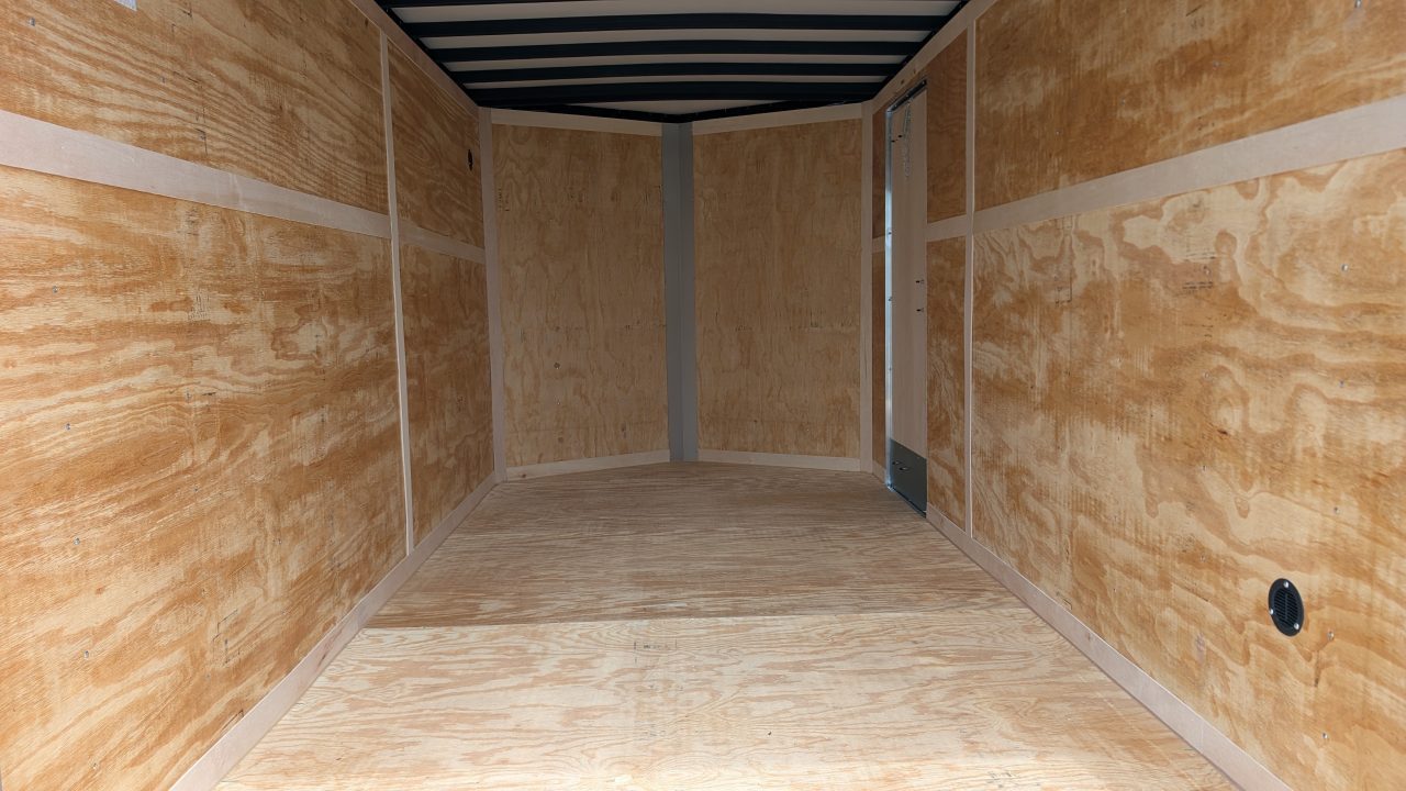 New 2027 Homesteader 7x14 Intrepid V-Nose Contractor Trailer w/ Barn Doors