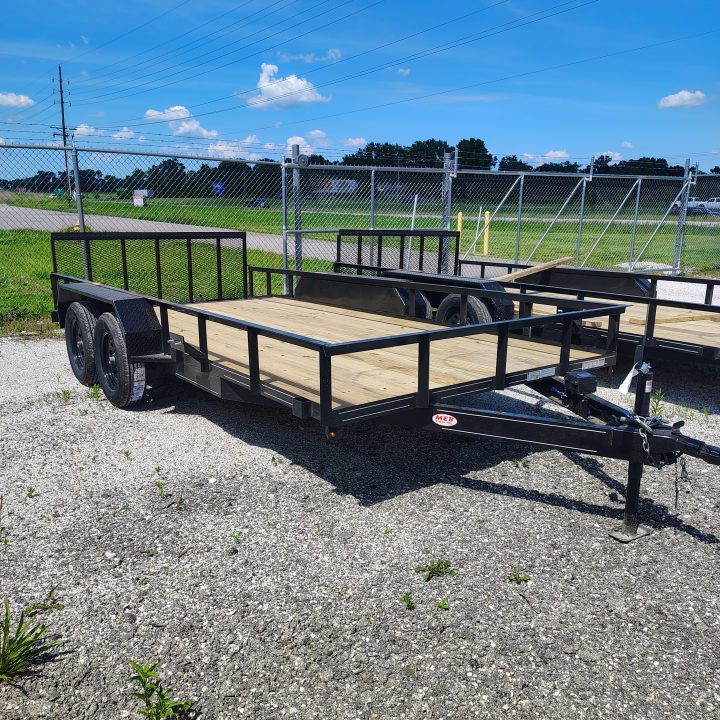 New 2026 MEB 83x16 TA , 2' dovetail with 30" gate or straight deck with 48" gate, 3.5k axles Utility Trailer