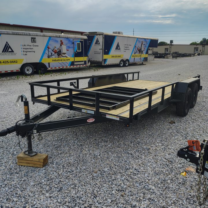 New 2026 MEB 83x16 TA , 2' dovetail with 30" gate or straight deck with 48" gate, 3.5k axles Utility Trailer