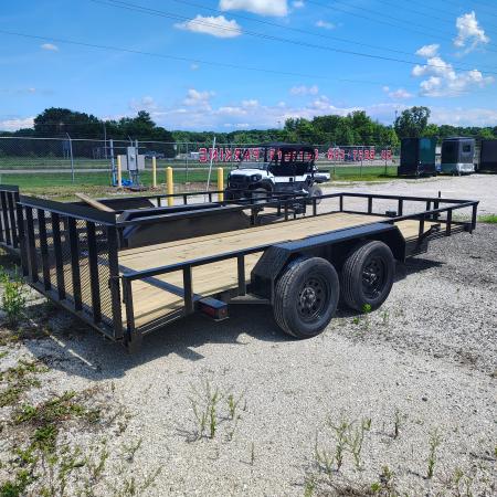 New 2026 MEB 83x16 TA , 2' dovetail with 30" gate or straight deck with 48" gate, 3.5k axles Utility Trailer