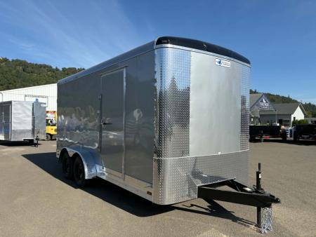 New CARGO 2027 FOREST RIVER CONTINENTAL TW716TA2 7X16 7000 GVWR ENCLOSED TRAILER DIAMOND ICE RAMP