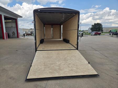 New 2026 H&H Trailers 8.5x24 HH Series Round Top V-Nose Enclosed Car Hauler Trailer 14K Cargo / Enclosed Trailer