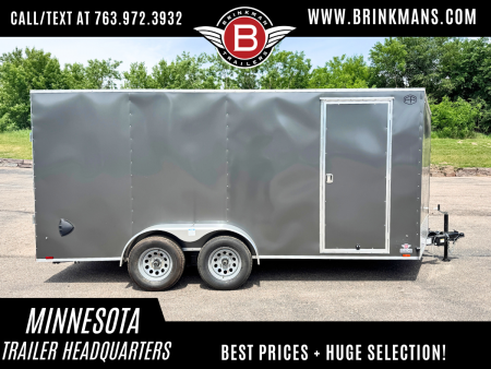 New 2026 Continental Cargo 7X16 Cargo / Enclosed Trailer - RAMP DOOR!