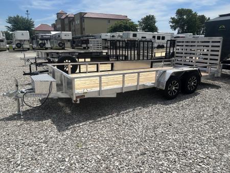 New 2026 Quality Steel and Aluminum 82 x18' Aluminum Utility Trailer