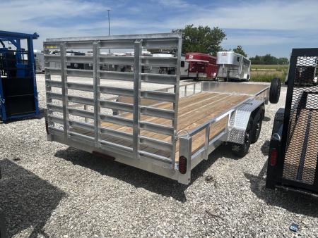 New 2026 Quality Steel and Aluminum 82"x18' Aluminum Utility Trailer