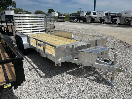 New 2026 Quality Steel and Aluminum 82"x16' Aluminum Utility Trailer