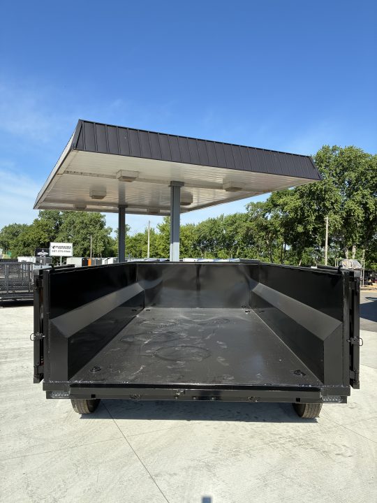 New 2026 Texas Pride 7x14 14k GVWR Dump Trailer 3' Side Walls Tarp Ramps Spare