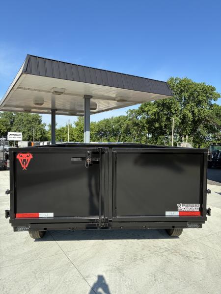 New 2026 Texas Pride 7x14 14k GVWR Dump Trailer 3' Side Walls Tarp Ramps Spare