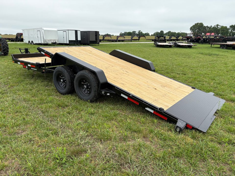 New 2026 MAXX-D 83x22 Tandem 14K Gravity Tilt Trailer W/ 6' Stationary Deck