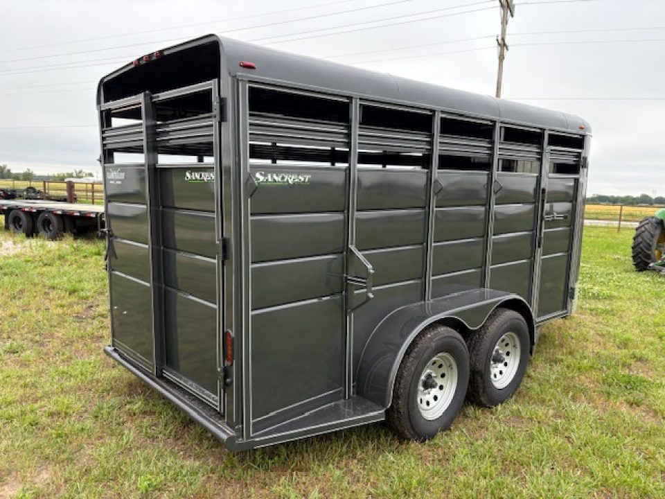 New 2026 Calico Trailers 6X16X6'6" Tandem 7K Stock Trailer
