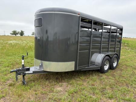 New 2026 Calico Trailers 6X16X6'6  Tandem 7K Stock Trailer