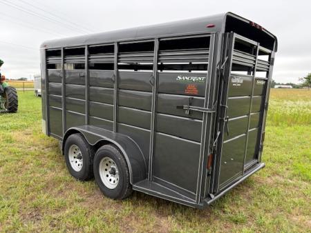 New 2026 Calico Trailers 6X16X6'6" Tandem 7K Stock Trailer