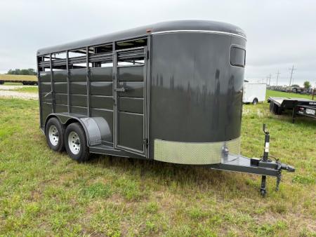 New 2026 Calico Trailers 6X16X6'6" Tandem 7K Stock Trailer