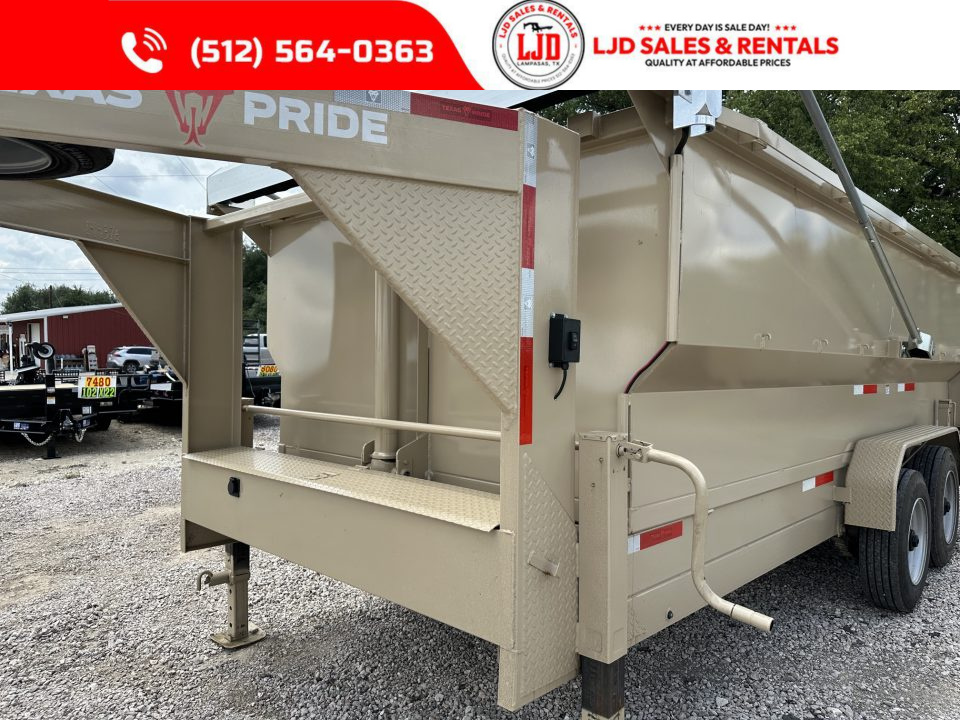 New 2026 Texas Pride - 16 X 4 Dump Trailer - 3/16" Floor - Electric Tarp