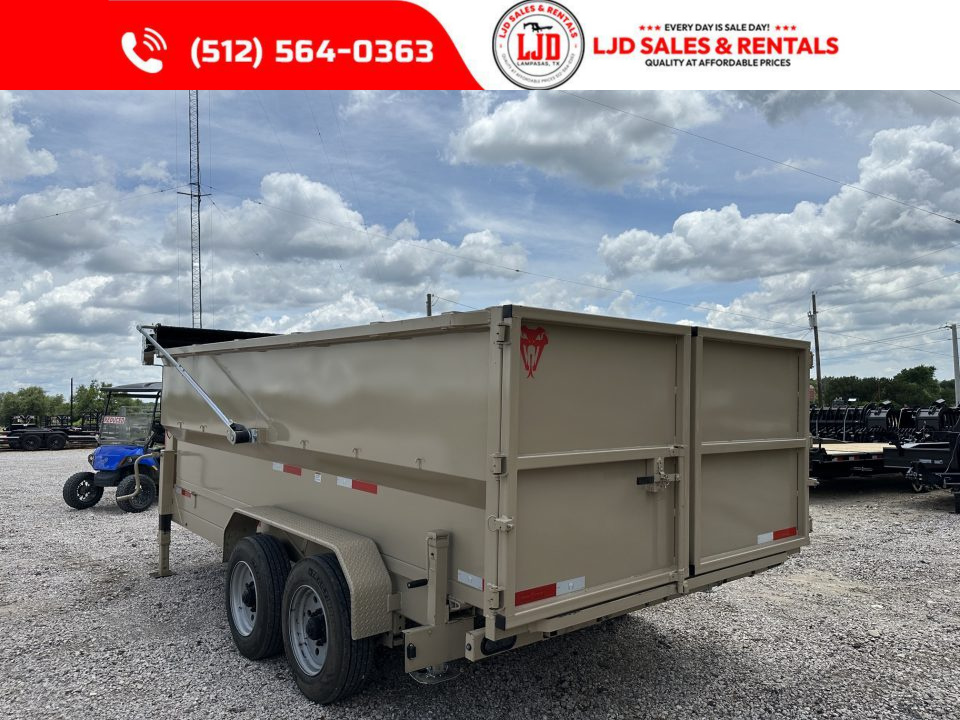 New 2026 Texas Pride - 16 X 4 Dump Trailer - 3/16" Floor - Electric Tarp