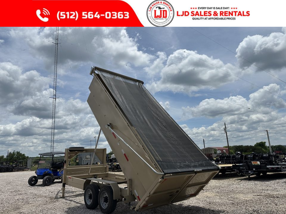 New 2026 Texas Pride - 16 X 4 Dump Trailer - 3/16" Floor - Electric Tarp
