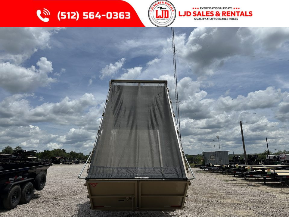 New 2026 Texas Pride - 16 X 4 Dump Trailer - 3/16" Floor - Electric Tarp