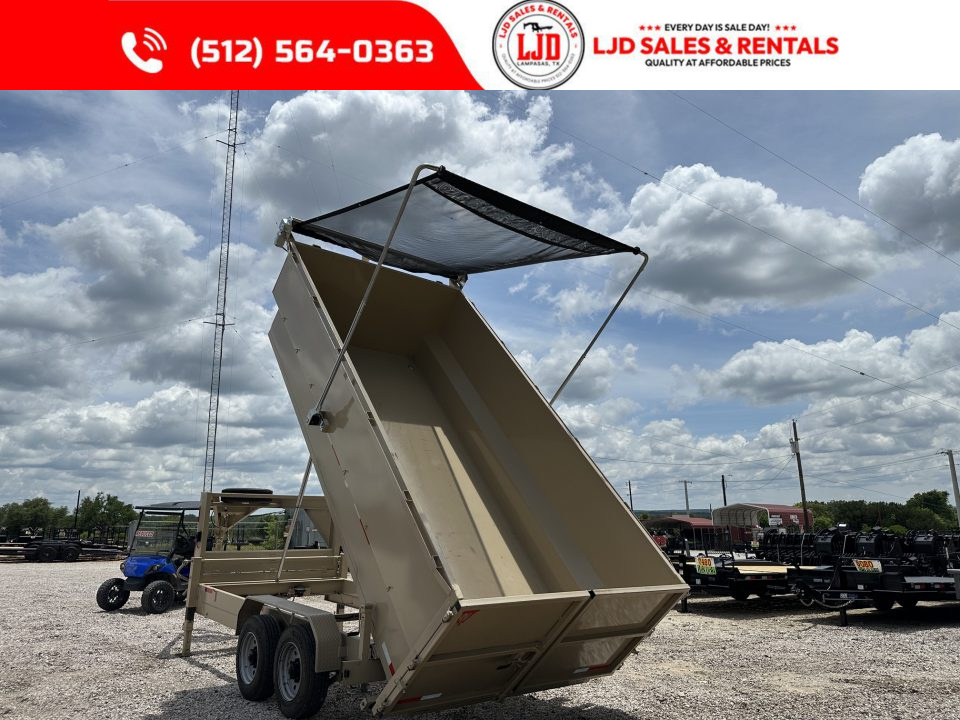New 2026 Texas Pride - 16 X 4 Dump Trailer - 3/16" Floor - Electric Tarp