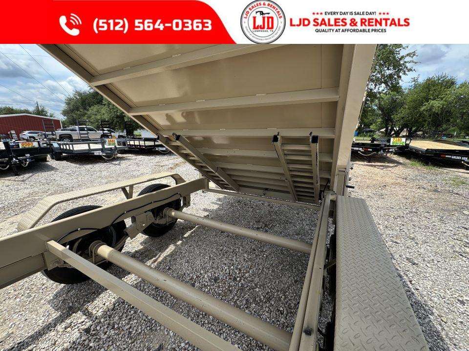 New 2026 Texas Pride - 16 X 4 Dump Trailer - 3/16" Floor - Electric Tarp