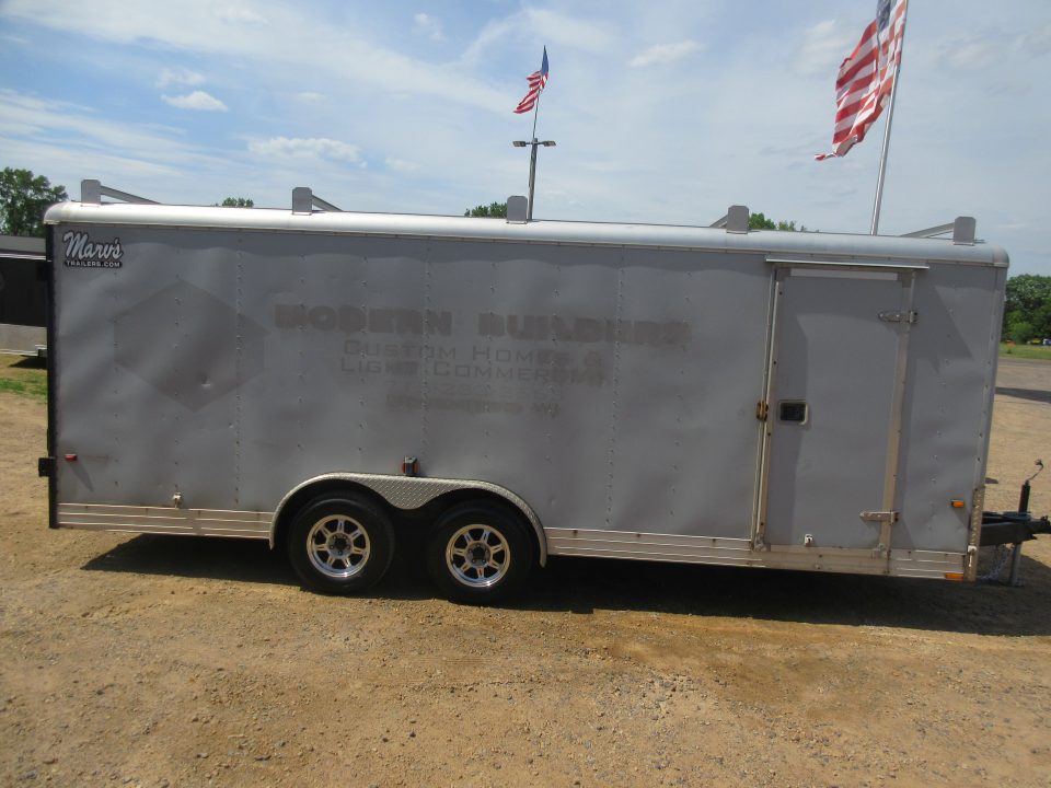 Used 2000 Wells Cargo 820 Cargo / Enclosed Trailer