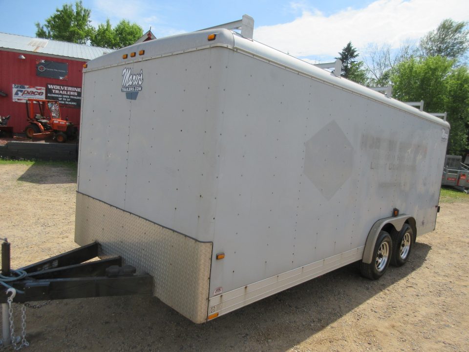 Used 2000 Wells Cargo 820 Cargo / Enclosed Trailer