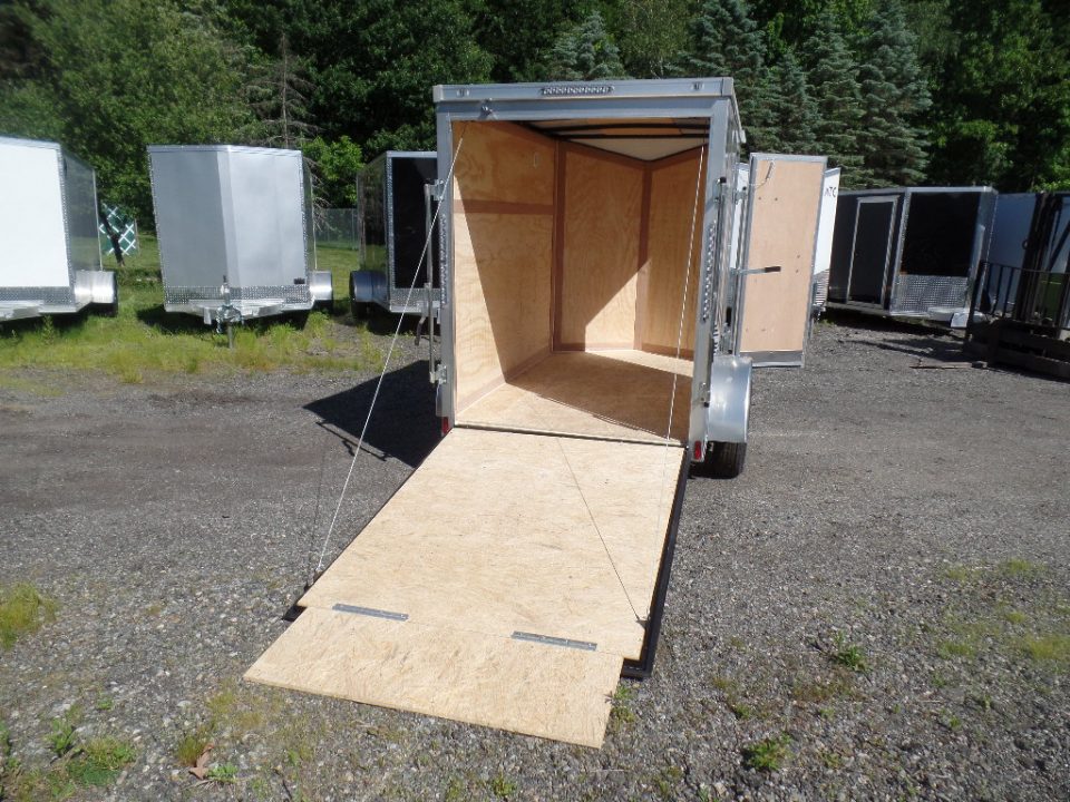 New 2026 Haul About Trailers 5x8 with Ramp Door and Side Door Cargo / Enclosed Trailer