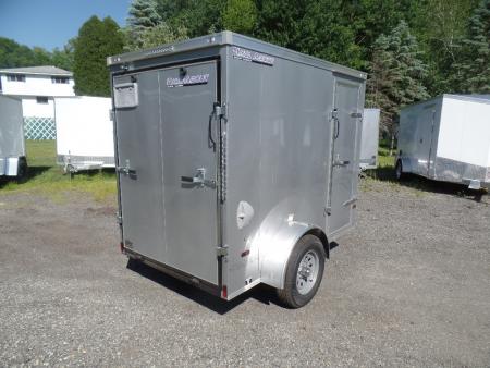 New 2026 Haul About Trailers 5x8 with Ramp Door and Side Door Cargo / Enclosed Trailer