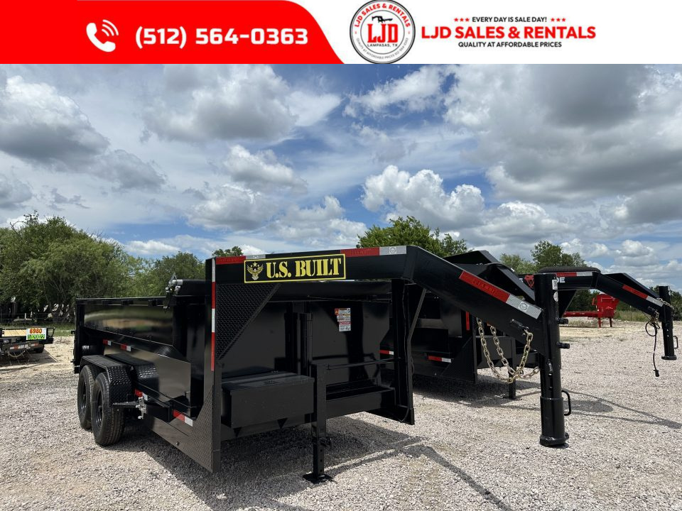 New 2026 US Built - Dump Trailer - 14'x3' - Tarp - 16K GVWR