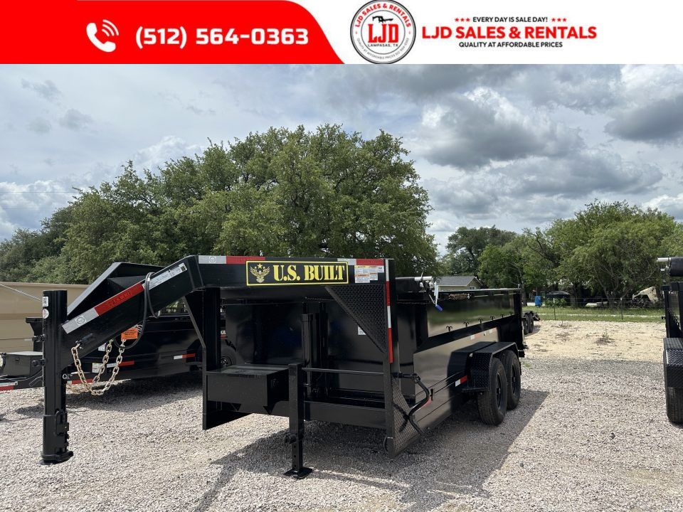 New 2026 US Built - Dump Trailer - 14'x3' - Tarp - 16K GVWR