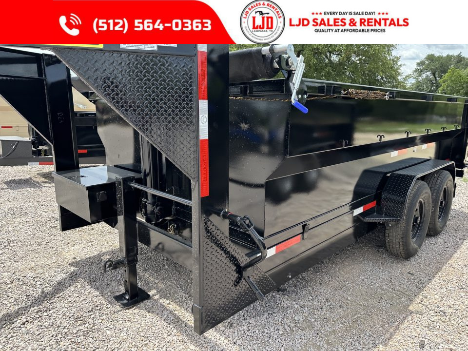 New 2026 US Built - Dump Trailer - 14'x3' - Tarp - 16K GVWR