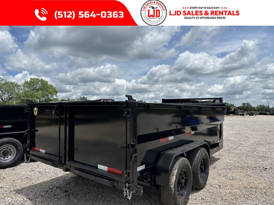New 2026 US Built - Dump Trailer - 14'x3' - Tarp - 16K GVWR