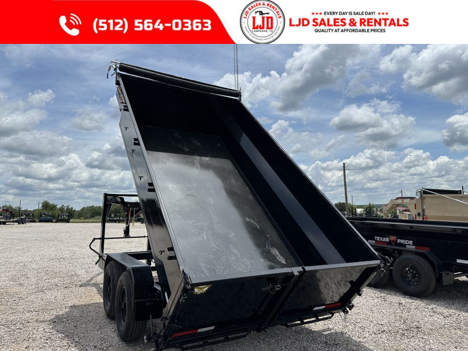 New 2026 US Built - Dump Trailer - 14'x3' - Tarp - 16K GVWR