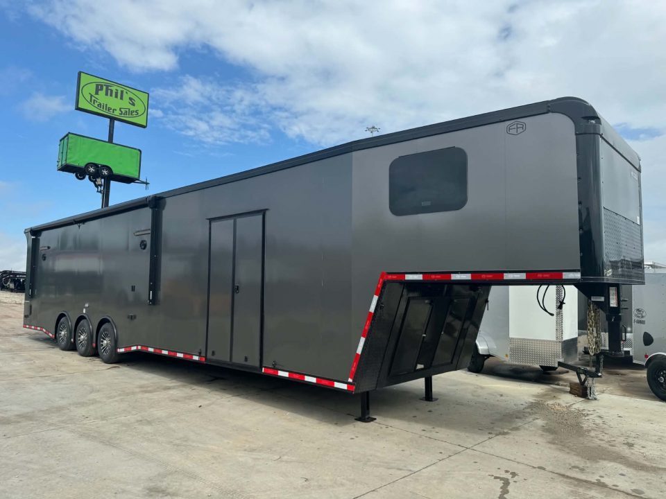 New Continental Cargo NEW 85X44 ENCLOSED CAR RACE TRAILER BATHROOM CAR HAULER CARGO Car / Racing Trailer
