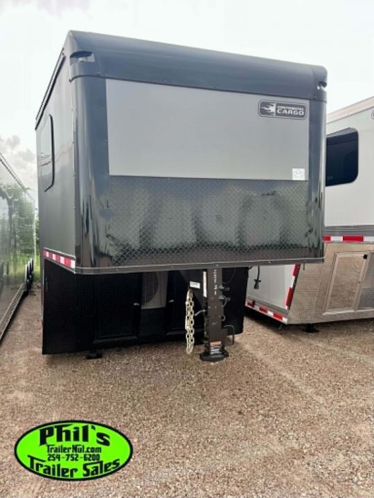New Continental Cargo NEW 85X44 ENCLOSED CAR RACE TRAILER BATHROOM CAR HAULER CARGO Car / Racing Trailer