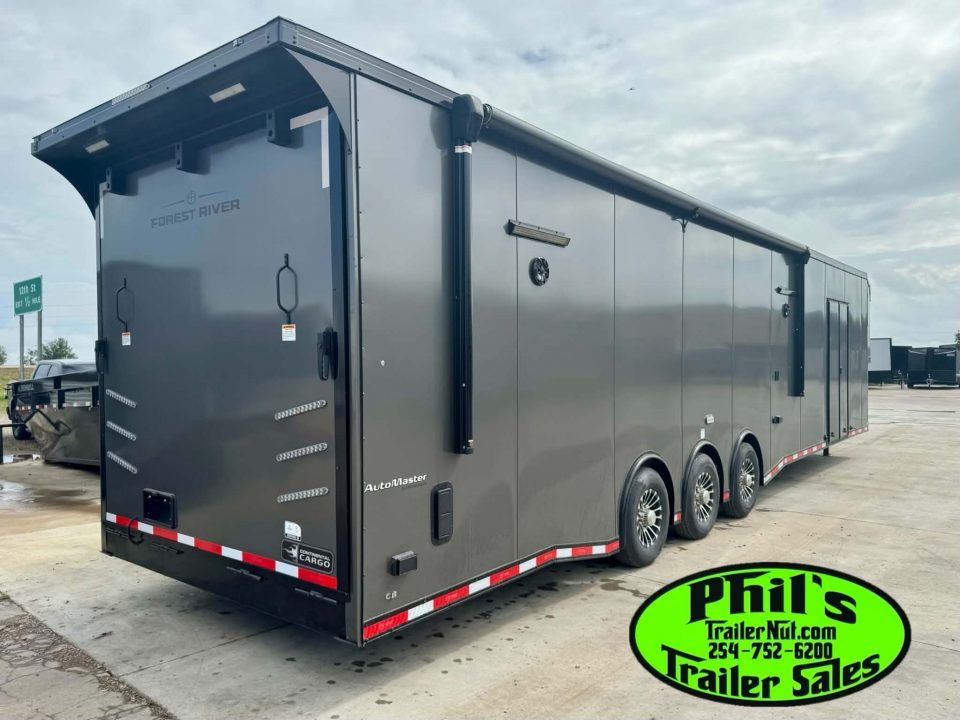 New Continental Cargo NEW 85X44 ENCLOSED CAR RACE TRAILER BATHROOM CAR HAULER CARGO Car / Racing Trailer