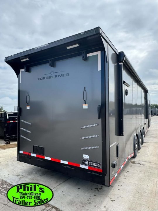 New Continental Cargo NEW 85X44 ENCLOSED CAR RACE TRAILER BATHROOM CAR HAULER CARGO Car / Racing Trailer