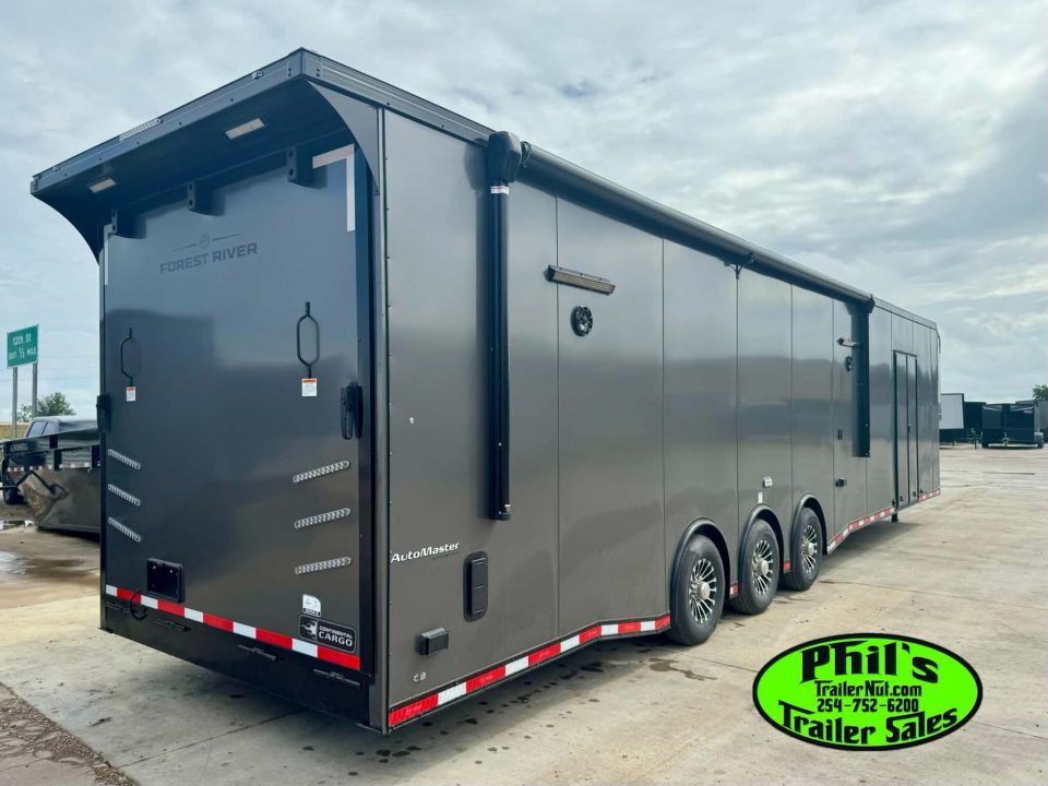 New Continental Cargo NEW 85X44 ENCLOSED CAR RACE TRAILER BATHROOM CAR HAULER CARGO Car / Racing Trailer