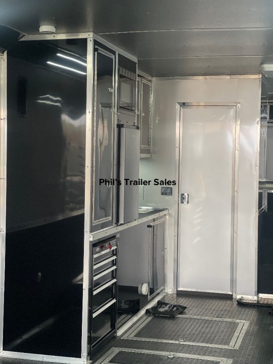 New Continental Cargo NEW 85X44 ENCLOSED CAR RACE TRAILER BATHROOM CAR HAULER CARGO Car / Racing Trailer