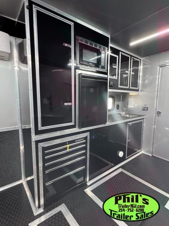 New Continental Cargo NEW 85X44 ENCLOSED CAR RACE TRAILER BATHROOM CAR HAULER CARGO Car / Racing Trailer