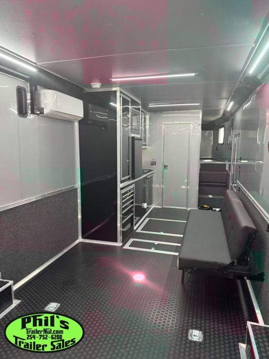 New Continental Cargo NEW 85X44 ENCLOSED CAR RACE TRAILER BATHROOM CAR HAULER CARGO Car / Racing Trailer