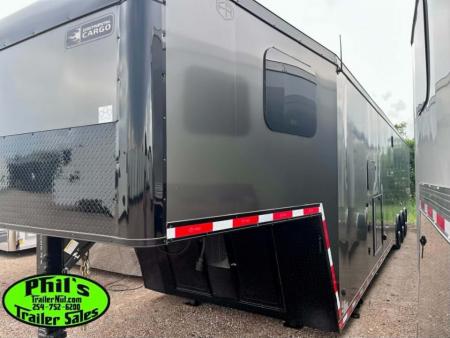 New Continental Cargo NEW 85X44 ENCLOSED CAR RACE TRAILER BATHROOM CAR HAULER CARGO Car / Racing Trailer