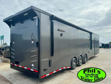 New Continental Cargo NEW 85X44 ENCLOSED CAR RACE TRAILER BATHROOM CAR HAULER CARGO Car / Racing Trailer