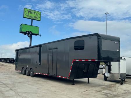 New Continental Cargo NEW 85X44 ENCLOSED CAR RACE TRAILER BATHROOM CAR HAULER CARGO Car / Racing Trailer