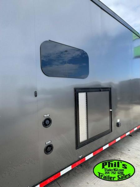 New Continental Cargo NEW 85X44 ENCLOSED CAR RACE TRAILER BATHROOM CAR HAULER CARGO Car / Racing Trailer