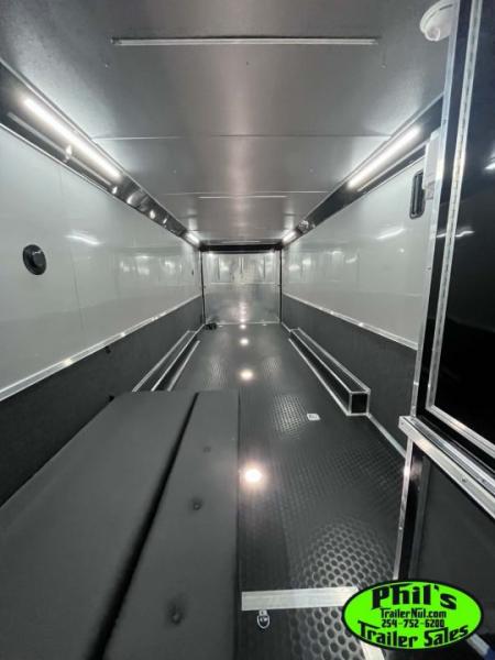 New Continental Cargo NEW 85X44 ENCLOSED CAR RACE TRAILER BATHROOM CAR HAULER CARGO Car / Racing Trailer