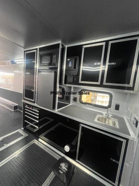 New Continental Cargo NEW 85X44 ENCLOSED CAR RACE TRAILER BATHROOM CAR HAULER CARGO Car / Racing Trailer