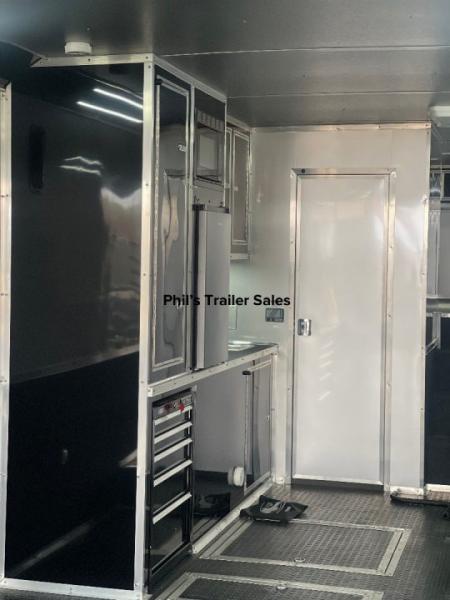 New Continental Cargo NEW 85X44 ENCLOSED CAR RACE TRAILER BATHROOM CAR HAULER CARGO Car / Racing Trailer