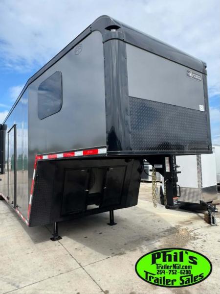 New Continental Cargo NEW 85X44 ENCLOSED CAR RACE TRAILER BATHROOM CAR HAULER CARGO Car / Racing Trailer