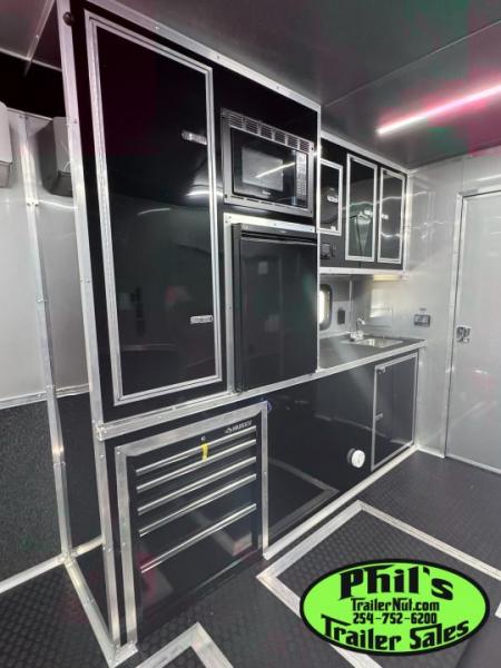 New Continental Cargo NEW 85X44 ENCLOSED CAR RACE TRAILER BATHROOM CAR HAULER CARGO Car / Racing Trailer
