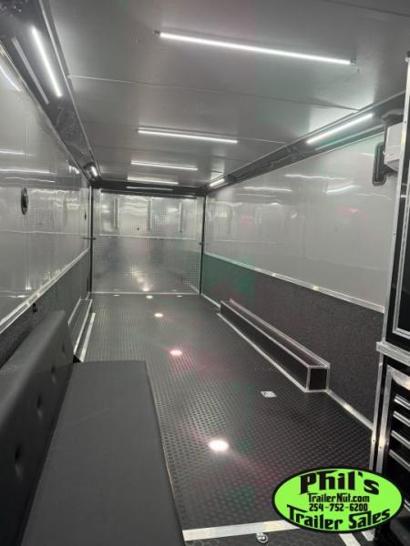 New Continental Cargo NEW 85X44 ENCLOSED CAR RACE TRAILER BATHROOM CAR HAULER CARGO Car / Racing Trailer